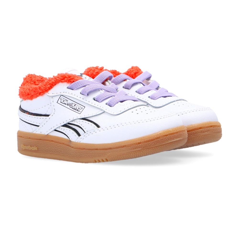 Reebok New Tom & Jerry x Club C Revenge 'Droopy' Sneakers Defect - Youth Size 5